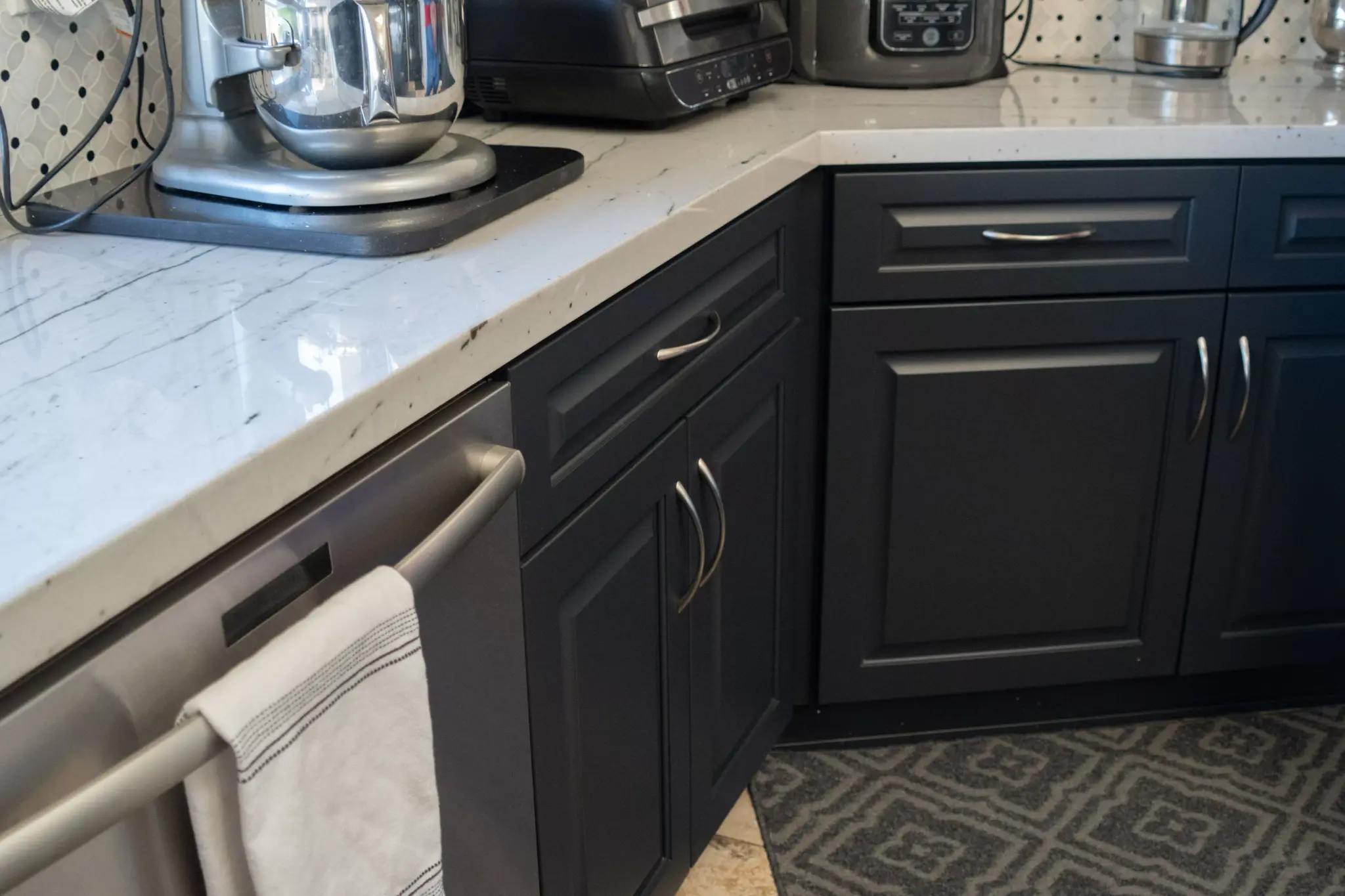 Two Tone Transitional Kitchen Remodel by J B Construction & Renovations project photo 2