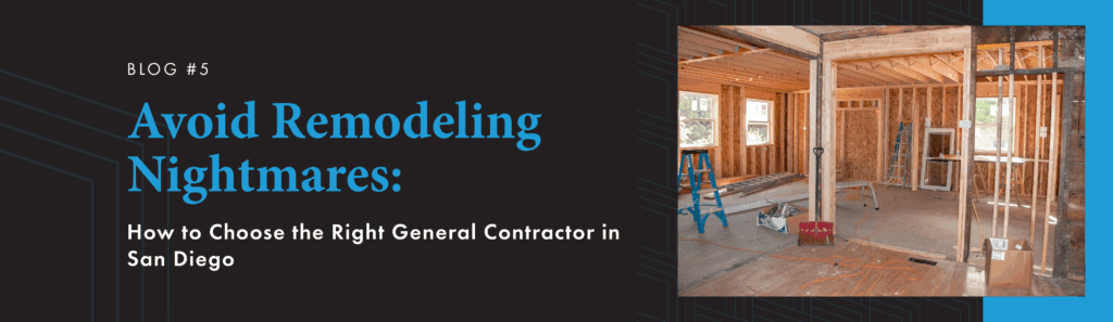 Home remodeling in San Diego